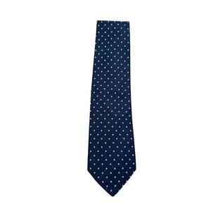 Banana Republic Men's Blue 100% Silk Diamond Print Neck Tie